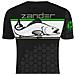 T-shirt Linear Zander M Nero / acid Green - Foto miniatura 3