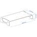 TQMR0004 supporto da tavolo per Tv a schermo piatto 33 cm (13") Argento Scrivania - Foto miniatura 3