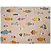 Tovaglia Salotto Cucina In Tessuto Miros Made In Italy Dis Pesciolini Colorati 140x180 Pesciolini - Foto miniatura 4