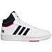 Hoops 3.0 Mid Hi Sneakers Alte Pelle Bianco Basket Bianco 40 - Foto miniatura 1