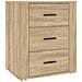 Comodino Rovere Sonoma 50x36x60 Cm In Legno Multistrato - Foto miniatura 2
