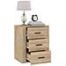 Comodino Rovere Sonoma 50x36x60 Cm In Legno Multistrato - Foto miniatura 7