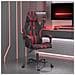 Sedia Gaming Nero E Rosso Vino In Similpelle - Foto miniatura 1