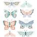 Set Di Adesivi Coniglietti / Farfalle - Foto miniatura 1