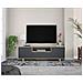 Mobile Porta Tv Visalia, Credenza Per Televisione Da Soggiorno, Supporto Tv A 3 Ante, Credenza Bassa, 150x41h46 Cm, Rovere - Foto miniatura 3
