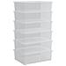 Contenitori In Plastica 6 Pz 25 L Impilabili - Foto miniatura 1