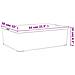 Contenitori In Plastica 6 Pz 25 L Impilabili - Foto miniatura 4