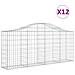 Cesti Gabbioni Ad Arco 12 Pz 200x30x80/100 Cm Ferro Zincato - Foto miniatura 2