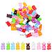 100 Pezzi Ciondolo Orsetto Gommoso In Resina Orsetto Colorato Ciondoli Caramelle Orso Cartone Animato Portachiavi Collana Ciondolo Accessori Braccialetti Carini Per Bambini Fai Da Te - Foto miniatura 1