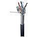 CAT6 FTP LAN Gel filled outdoor cable, solid, 305 m, black - Foto miniatura 1