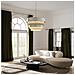 Lampadario Contemporaneo Reverie Acciaio Oro Champagne 12 Luci E14 - Foto miniatura 2