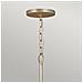 Lampadario Contemporaneo Reverie Acciaio Oro Champagne 12 Luci E14 - Foto miniatura 5