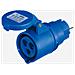 Adattatore Presa Indust. Spina Schuko 16A 2P+T 220-250V IP44 - Foto miniatura 1