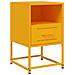 Comodini 2 Pz Giallo Senape 36x39x60,5 Cm In Acciaio - Foto miniatura 8