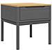 Tavolo per Lampada FLORO Grigio 55x55x54 cm Legno Massello Pino - Foto miniatura 2