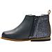 Drew Fun, Stivali Da Bambino Con Zip In Pelle Blu Navy 21 - Foto miniatura 2