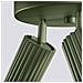 Lampada Da Soffitto Karbon 3p Verde Oliva Sl. 1620 - Minimalista Lampada Da Soffitto Verde Oliva 18x19.5x19.5 Cm - Foto miniatura 7