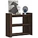 Tavolino Consolle Rovere Marrone 100x35x90 Cm Legno Multistrato - Foto miniatura 1
