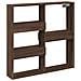 Armadietto A Muro Rovere Marrone 80x15x80 Cm Legno Multistrato - Foto miniatura 2