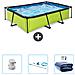 Piscina Fuori Terra - Rettangolo - 300x200x65 Cm - Groen - Include Accessori Coordinati Cb81 - Foto miniatura 1