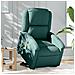 Poltrona Alzapersona Massaggiante Verde Scuro in Tessuto - Foto miniatura 2