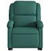 Poltrona Alzapersona Massaggiante Verde Scuro in Tessuto - Foto miniatura 9