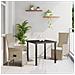 Set da Pranzo per Giardino con Cuscini Beige in Polyrattan - Foto miniatura 2