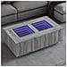 Tavolino da Salotto con LED Infinity Rovere Sonoma 116x69x40 cm - Foto miniatura 2