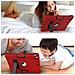 Custodia Per Ipad 9/8/7 10.2” Armata Con Supporto Rosso - Foto miniatura 2