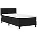 Letto box spring con materasso con materasso Nero 90 x 190 cm - Foto miniatura 7