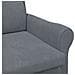 poltrona Grigio scuro 76 x 94 x 102 cm Velluto - Foto miniatura 7