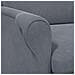 poltrona Grigio scuro 76 x 94 x 102 cm Velluto - Foto miniatura 8
