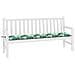 Cuscino per Panchina da Giardino Floral Verde 180 x 50 x 4 cm - Foto miniatura 3
