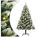 Albero di Natale artificiale a cerniera con neve fioccata - Foto miniatura 1