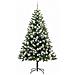Albero di Natale artificiale a cerniera con neve fioccata - Foto miniatura 4