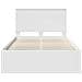Struttura del letto Bianco 120 x 200 cm Pino massello - Foto miniatura 7