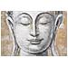 Dipinto Su Tela Buddha Light B, Buddha In Preghiera Con Foglia D'oro - Foto miniatura 2