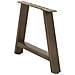 Gambe per Tavolino da Caffè a Forma di A 2 pz 60x (42-43) cm Acciaio - Foto miniatura 4