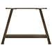 Gambe per Tavolino da Caffè a Forma di A 2 pz 60x (42-43) cm Acciaio - Foto miniatura 5