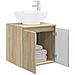 Mobile Lavabo da Parete Rovere Sonoma 49,5 x 44,5 x 65 cm - Foto miniatura 2