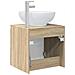 Mobile Lavabo da Parete Rovere Sonoma 49,5 x 44,5 x 65 cm - Foto miniatura 4