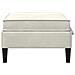 Pouf con Storage Crema Velluto - Foto miniatura 5