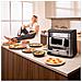 Cecofry FoodCourt 18000 4Pizza Singolo 18 L Indipendente 2700 W Friggitrice ad aria calda Argento - Foto miniatura 6