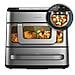 Cecofry FoodCourt 18000 4Pizza Singolo 18 L Indipendente 2700 W Friggitrice ad aria calda Argento - Foto miniatura 11