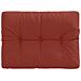 Cuscino per schienale di pallet VIANEN 100% Poliestere Rosso - Foto miniatura 3