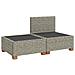 2 pz Set Lounge in Rattan con Cuscini GENDT Rattan naturale - Foto miniatura 4