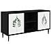 Mobile TV HANAU 102 x 33 x 51 cm Rovere Nero - Foto miniatura 1