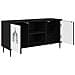 Mobile TV HANAU 102 x 33 x 51 cm Rovere Nero - Foto miniatura 3