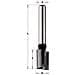 Fresa Tagli Diritti Z2+1 Hw S=8x50 D=24x20x70 Dx 174.240.11 - Foto miniatura 1