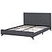 Letto In Tessuto Grigio Scuro 160 X 200 Cm Ambassador - Foto miniatura 22